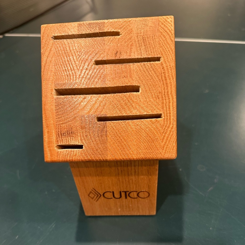 Cutco Natural Wood Knife Holder